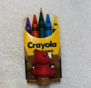 Hallmark Crayola Crayons Bear Playing the Organ 1991 Ornament (No Box) - Picture 1 of 5