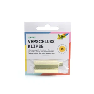 25x Verschlußstreifen 4cm Verschlußclips Bodenbeutel Clipbandverschlüsse Clip - Bild 1 von 2