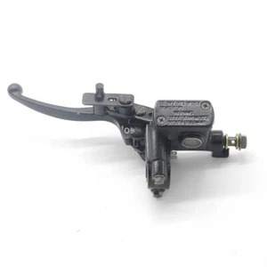 Left Hand Rear Master Cylinder 7/8 Handlebar Hydraulic Brake Lever Parking Brake - Picture 1 of 13