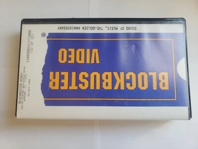 🔥🚨Vintage OG Blockbuster VHS Clamshell SOUND OF MUSIC 2 TAPES Rare! Retro 90s  - Image 1 of 4