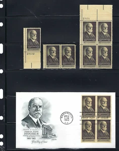 ''HUGHS CHARLES EVANS CENTENARIO.- F.D.C. SELLOS # 1962 EE. UU. - Imagen 1 de 1