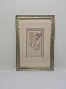 Framed Print Vintage Tarocchi Tarot Engraving Primo Mobil Amand Durand Etching - Picture 1 of 9