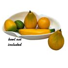 Artificial Fake Fruit Faux Mixed Banana Pears Orange Lemon Lime Vintage