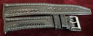 Genuine Longines 20mm Lizard Leather Deep Blue Band Strap Excellent Condition