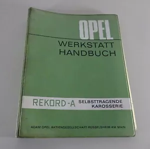 Manual de Taller Opel Rekord A Carrocería Marco Blechteile, 1963 -1965 - Imagen 1 de 8