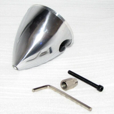 2 Bladed Aluminum CNC Spinner 1.5in 38mm for Nitro Fuel Engine RC Model Airplane - Image 1 of 4