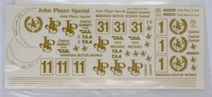 Aufkleber Markenlos John Player Special #1 11 31 BMW 318i Turbo 635 Csi Gruppe 1:24 - Bild 1 von 2