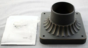 Kichler 9592RZ Rubbed Bronze 5.75" x 3.5" Landscape Post Light Pedestal Mount - Picture 1 of 3