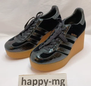 GUCCI adidas Collaboration Gazelle Wedge Sneakers Size 36.5 Unused Japan - Picture 1 of 13