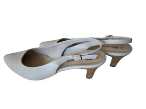 Slingpumps - Damen-Absatz-Sandalette echt Leder, Tamaris Gr.38 vorne geschlossen - Bild 1 von 8