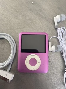 Apple iPod Nano 3rd Generation. A1236. 8GB. Pink New Battery. New. LCD - Picture 1 of 4