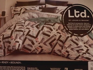 BAUHAUS QUILT COVER BY LTD (LOGAN & MASON) - KING SIZE - Picture 1 of 3