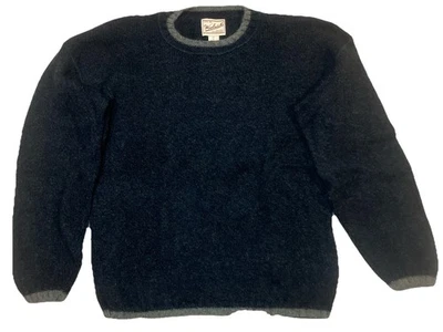 Vintage Woolrich Sweater Mens L Forest Green Wool Pullover Crew Neck Made in USA - Image 1 of 4