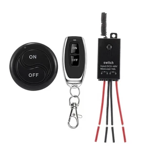 Mini Wireless Switch 12V,5V/12V/48V/10A Relay 5V-48V Remote switch-10A  - Picture 1 of 7