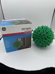 GE 100 Light Super Sphere Green Christmas Holiday Classics - Bild 1 von 12