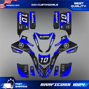 Yamaha Blaster Yfs 200 Yfs200 Decals Graphics Stickers Full Kit Atv Quad Wrap - Picture 1 of 9