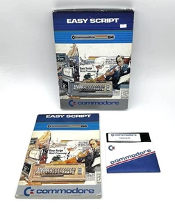 Commodore 64 Easy Script Advanced Word Processor 1983 Original Box Manual Book - Afbeelding 1 van 16