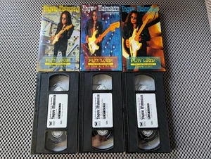 Yngwie Malsteen Play Loud 3 VHS Tape Set Young Guitar Lessons Instructional - Imagen 1 de 6