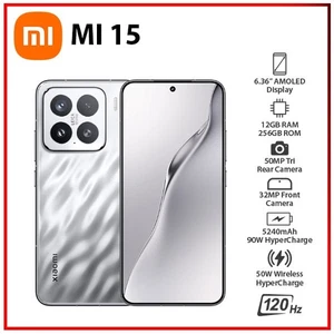 (New) Xiaomi 15 5G 12GB+256GB SILVER Dual SIM Unlocked Android Mobile Phone - Bild 1 von 7