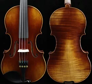 Grande Maestro Violino Fatto a Mano 3/4 dopo Guarneri del Gesù 1743 Cannone Violino 3/4 - Foto 1 di 12