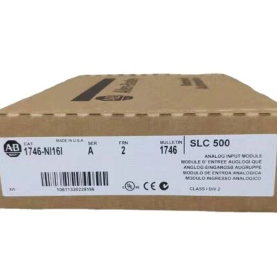 1PC NEW FACTORY SEALED AB 1746-NI16I SER A SLC 500 ANALOG INPUT MODULE 1746NI16I - Photo 1/2