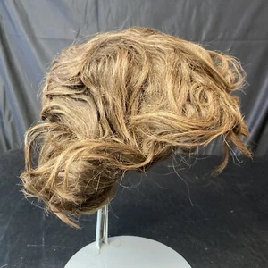 Antique Human Hair Doll Wig Brown 9” - Picture 1 of 6