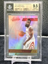 2015 Absolute Memorabilia James Harden Spectrum Gold #10/10 BGS 9.5 Gem Mint