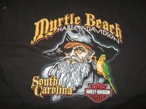 2003 HARLEY DAVIDSON MOTOR CYCLES Myrtle Beach SOUTH CAROLINA (LG) T-Shirt BLK - Picture 1 of 4