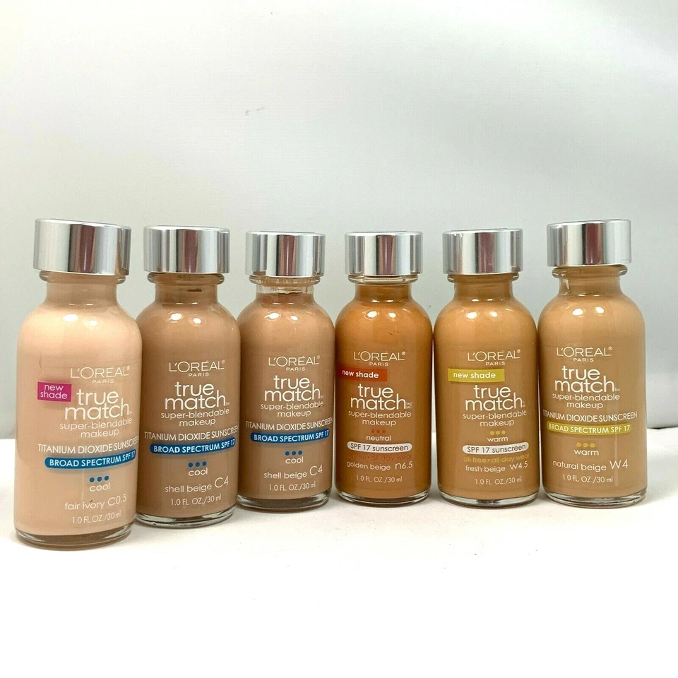 L'Oreal True Match Super-Blendable Makeup (Warm/Neutral/Cool) 1oz/30ml YOU PICK! - Image 1 of 1