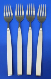 4 - WMF Cromargan HARPER All Satin Stainless GERMANY Flatware 6 7/8" SALAD FORKS - Picture 1 of 8