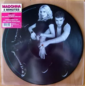 Madonna mit Justin Timberlake und Timbaland - 4 Min Picture Disk Neu 12" - Bild 1 von 3