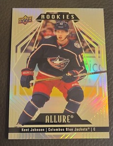 2022-23 Upper Deck Allure Kent Johnson Rookies Chrome Refractor
