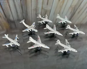 (8) Funrise Micro Action Deles Super Jets Military Planes USAF CCCP Bomber/Cargo - Picture 1 of 19