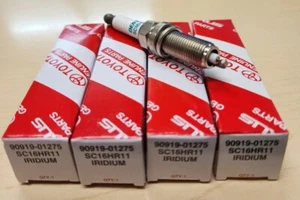 🔥 Toyota Lexus Iridium Spark Plug Set Of 4 9091901275 Genuine OEM Prius Corolla - Picture 1 of 2