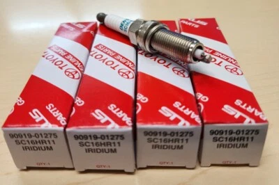 🔥 Toyota Lexus Iridium Spark Plug Set Of 4 9091901275 Genuine OEM Prius Corolla - Image 1 of 2