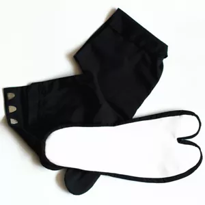 Japanese Indoor Tabi Shoes Samurai Martial Arts Geta Socks Kimono Footwear Chic - Picture 1 of 5