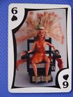 VERY RARE OOAK Barbie in Electric Chair Single swap trade Playing Card