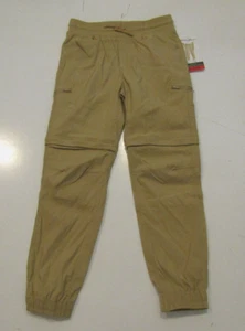 Eddie Bauer Pull On Youth Convertible Jogger Shorts Tan Size Medium 10/12 NWT - Picture 1 of 3