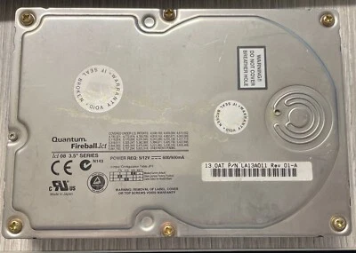 Hard Disk Quantum 13GB PATA 3.5" LA13A011 usato, in ottime condizioni - Immagine 1 di 2