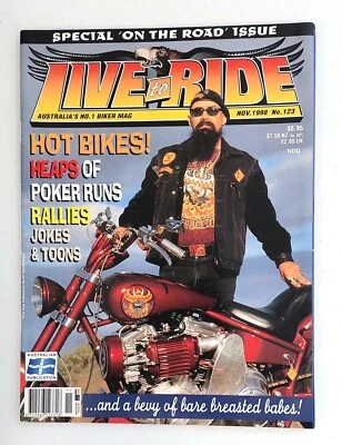 Live To Ride: Issue 123 | Harley Davidson/Biker Magazine POSTER INSIDE  - Image 1 of 3