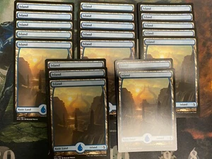 Lot of 20x Island #251 - Wright Art - AKH Amonkhet - MTG Magic NM FULL ART - Picture 1 of 1