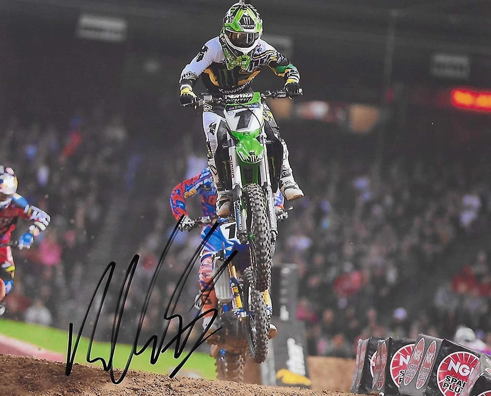 Ryan Villopoto, Supercross, Motocross, Firmado Autografiado, Foto 8x10......... Foto 1 de 2