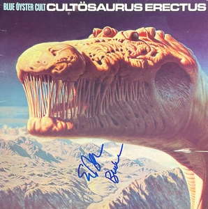 Album in vinile Blue Oyster Cult autografato Cultoura firmato Beckett BAS coa - Foto 1 di 2