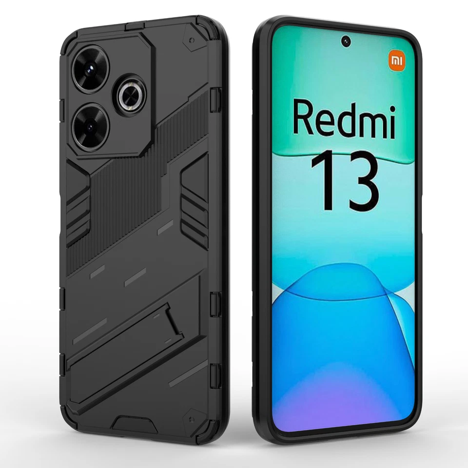 Shockproof Phone Case With Kickstand For Xiaomi Redmi Note 13R K70 Pro Poco X6 - Image 1 of 4