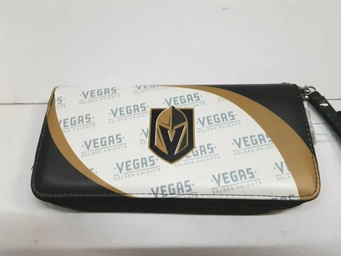 Las Vegas Golden Knights NHL Curved Zip Organizer Ladies Wallet Cover