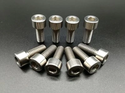 Tornillos de cabeza de zócalo de titanio Ti M6x16 mm montaje adaptador de freno de disco 10 piezas Foto 1 de 4