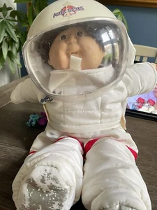 Astronaut Cabbage Patch Kids Boy Doll Vintage 1982 Brown Hair Brown Eyes 16” - Picture 1 of 13