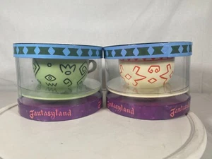 Set of 2 DISNEY LAND 55TH ANNIVERSARY MAD TEA PARTY TEACUP & SAUCER Mad Hatter - Picture 1 of 8