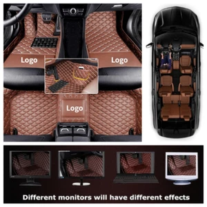 For Chrysler Car Floor Mat Carpets All Models Anti-Slip All Weather Phone Pocket - Foto 1 di 30