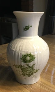 Vase Porzellan Kaiser Paris Germany Blumen grün W. Germany AK Vintage Deko - Bild 1 von 7